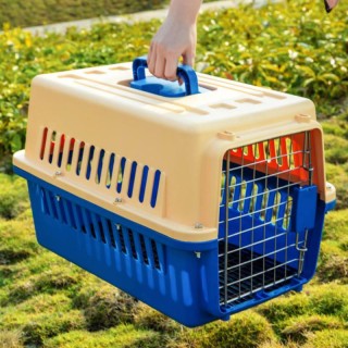Folding luxury wheeled pet safety cabin