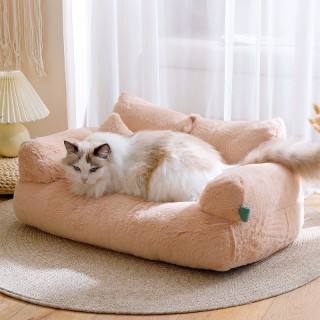 Flannel Comfort Big Cat Sofa Bed